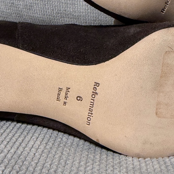 REFORMATION Roberta Ankle Boot in Boss Suede - Picture 11 of 11